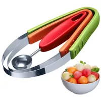 Westmark 3-teiliges Frucht-Schneider Set – Praktische Schlaufenschneider und Aushöhllöffel