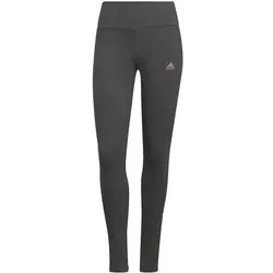 ADIDAS Damen Tight ESSENTIALS HIGH-WAISTED LOGO, DGREYH/SEPISP, XS