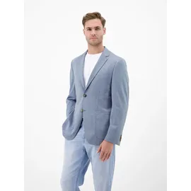 Lerros Jerseysakko "Jerseyblazer in Strickoptik", Herren, Gr. 27, mid storm blau, 82% Polyester, 11% Viskose, 7% Elasthan, Sakkos
