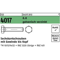 Hörger & Geßler Sechskantschraube ISO 4017 VG M24x 150 8.8 galv.verz. 1 Stück