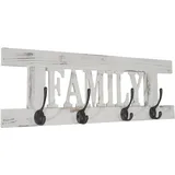 MCW Wandgarderobe Familie-C60 Weiß