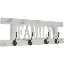 MCW Wandgarderobe Familie-C60 Weiß