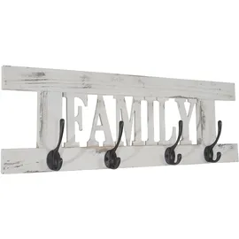 MCW Wandgarderobe Familie-C60 Weiß