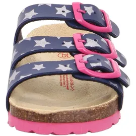 superfit Fußbettpantolette WMS: Mittel Blau/Pink 27