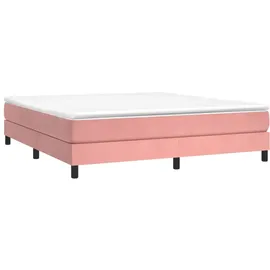 vidaXL Boxspringbett 160 x 200 cm Rosa