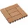 vidaXL Terrassenfliese Teak 30 x 30 cm 11 St.