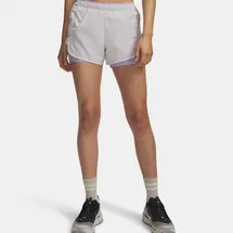 Under Armour Explor Trail Ultra Lined Laufshorts Damen-weiß, lila, Größe L (auch verfügbar in XL)