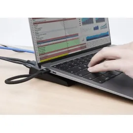 Manhattan USB-C 11-in1-Dockingstation - Schwarz
