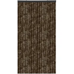 Arsvita Flauschvorhang 140x220 Unistreifen braun