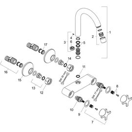 Hansgrohe Logis M32 1jet chrom 71286000