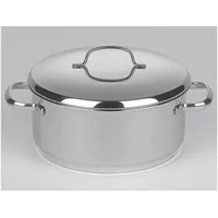 RIESS Cristall Kasserolle 24 cm silber