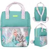 DEPESCHE Fantasy Tiger Petrol/Lavendel