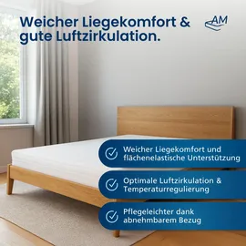 AM Qualitätsmatratzen Bonell Federkernmatratze Made in Germany 140x200cm