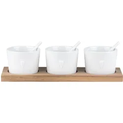 Räder Schalen 3er-Set Guten Appetit Dreierlei Herz auf Brett