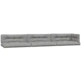 vidaXL Palettenkissen 7-tlg. grau