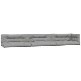 vidaXL Palettenkissen 7-tlg. grau