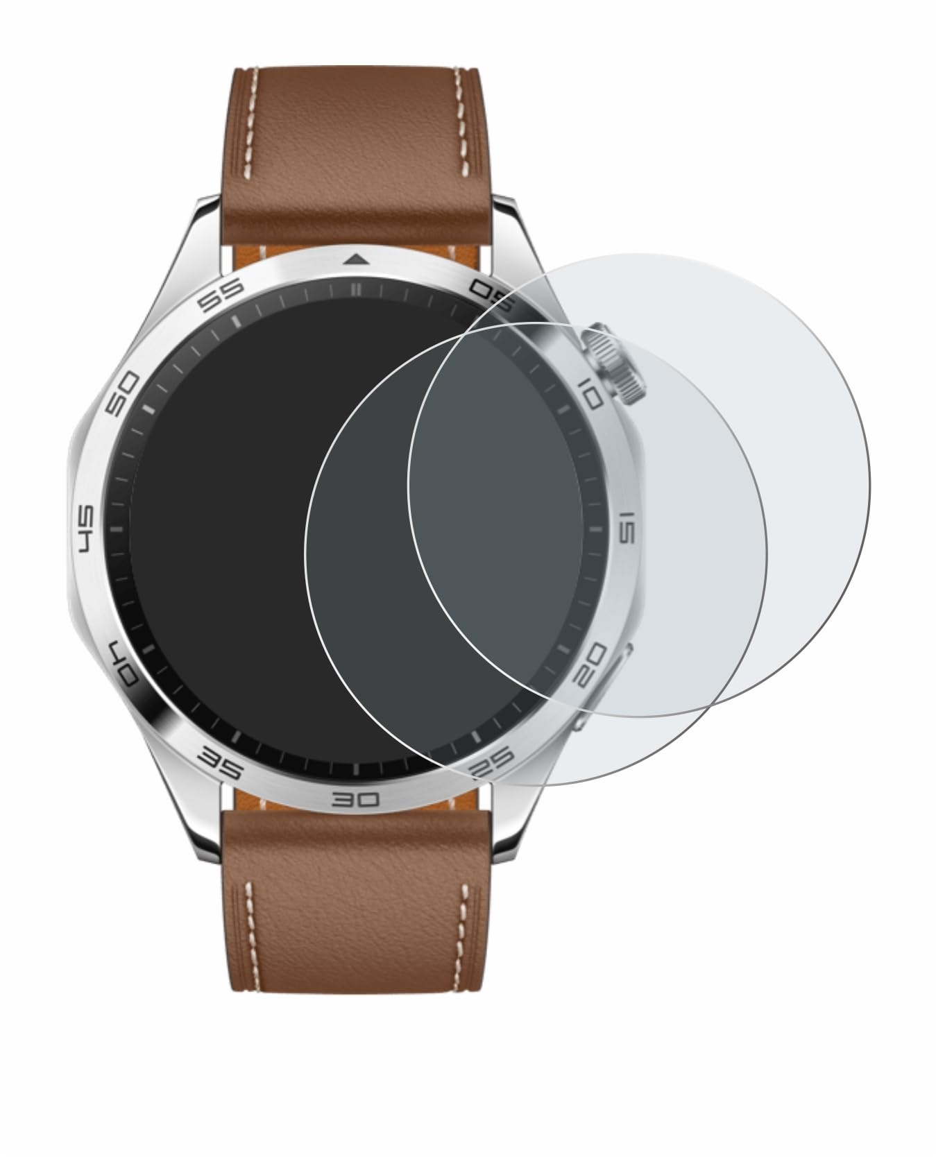 BROTECT Entspiegelungs-Schutzfolie für Huawei Watch GT 4 (46mm) (2 Stück) Matte Displayschutz-Folie, Anti-Reflex, Anti-Fingerprint