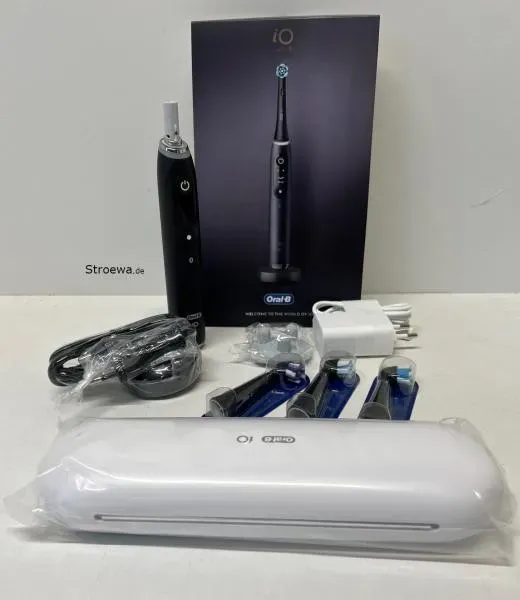 Oral-B iO Series 9 Plus Edition Elektrische Zahnbürste 3 Aufsteckbürsten black onyx