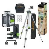 LASERLINER - Grüner 360°-Linienlaser CompactLine-Laser G360 Set mit Kompaktstativ