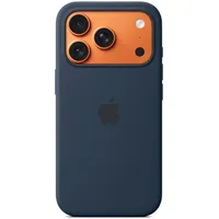 Apple iPhone 17 Pro Silikon Case mit MagSafe Mitternacht