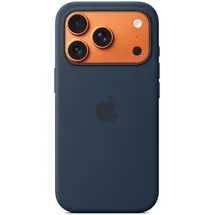 Apple iPhone 17 Pro Silikon Case mit MagSafe Mitternacht