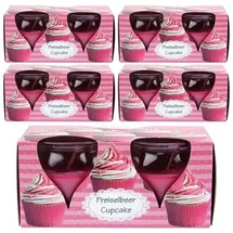 HS Candle Duftkerzen Creation 10er Pack Preiselbeer Cupcake