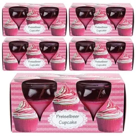 HS Candle Duftkerzen Creation 10er Pack Preiselbeer Cupcake