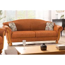 Home Affaire 3-Sitzer Milano 190x83x81 cm Chenille orange (terrakotta) (58016314-0)