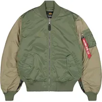 Alpha Industries Ma-1 Camo Jacke sage L