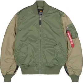 Alpha Industries Ma-1 Camo Jacke sage L