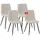 Albatros Esszimmerstuhl Bora Stoff beige 4er Set