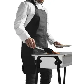 HENDI Grillschürze, Canvas 280 g/m2, Kochschürze, Küchenschürze, 810x660mm
