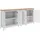 EFFEZETA Sideboard 180 x 90 x 40 cm weiß