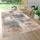 Paco Home Outdoor-Teppich 160 x 160 cm Beige/Blau