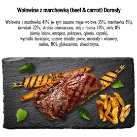 Paka Zwierzaka Rindfleisch mit Karotten M 1,5 kg