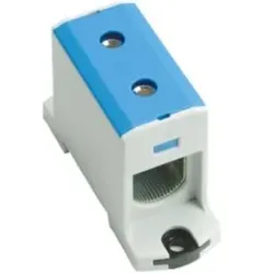Hager K240AN Anschlussklemme für Aluminium und Kupferleitungen, 35mm2-240mm2, blau