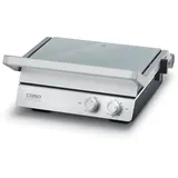 CASO Design SteakChef Doppel Kontaktgrill 2000 W silber