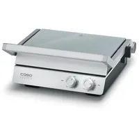 CASO Design SteakChef Doppel Kontaktgrill 2000 W silber