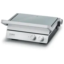 CASO Design SteakChef Doppel Kontaktgrill 2000 W silber