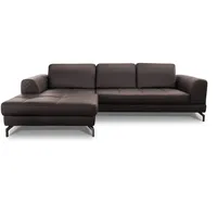 sit&more Ecksofa »Bendigo L-Form«, inklusive Sitztiefenverstellung, Bodenfreiheit 15 cm, 2 Fußfarben