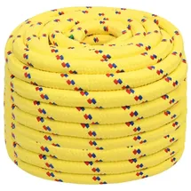 vidaXL Bootsseil 20 mm 50 m Polypropylen Gelb