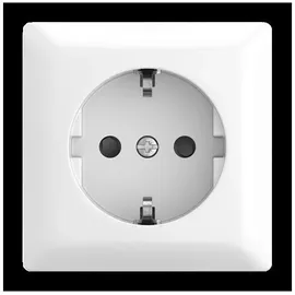 Busch-Jaeger Schuko-Steckdose Aufputz alpinweiß