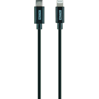 Schwaiger Sync und Ladekabel Apple Lightning auf USB-C schwarz, 2 m