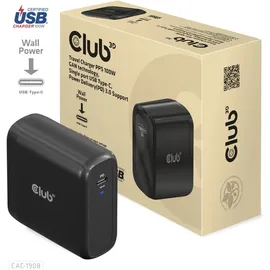 Club 3D Club3D Reiseladegerät 100 Watt GAN-Technologie, USB-IF TID-zertifiziert, Einzel