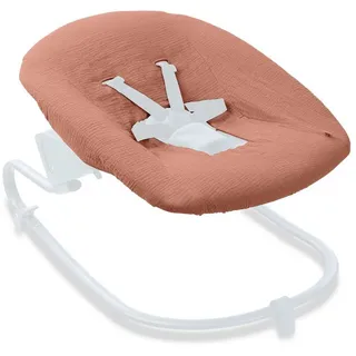 hauck Bezug für Alpha Newborn Bouncer (atmungsaktiv & einfach waschbar) - Cork