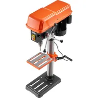 Mophorn Tischbohrmaschine 254 Mm, Säulenbohrmaschine 400 W, Standbohrmaschine Mit Variabler Drehzahl Von 440 Bis 2600 U/min, Neigbarer Tisch Bis 45° & Led, Geeignet Für Holz- Und Metallarbeiten