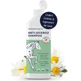 PFERDEPFLEGE24 Pferde Shampoo Anti Juckreiz 500ml - Juckreiz lindern & Haut regenerieren - Natürliches Pferdeshampoo gegen Milben, Pilz-, Floh & Parasiten