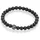 FIRETTI Armband mit Achat und Kristallsteinen grau-schwarz 501431-0 Größe 17 cm