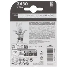 Duracell CR2430 3V Lithium