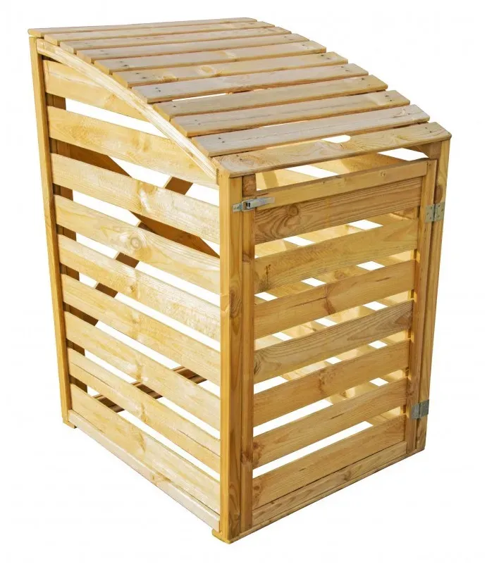 Hardwex Mülltonnenbox für 1 Mülltonne